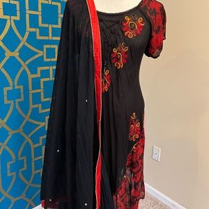 Salsa kurta suit